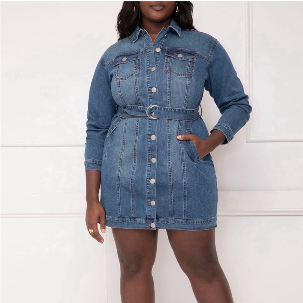 Eloquii Elements Denim Dress